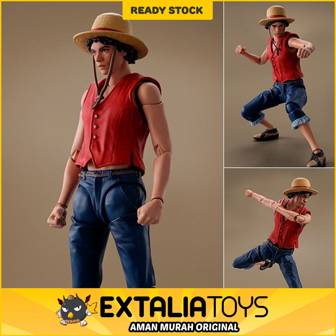 TAMASHII S.H.FIGUARTS MONKEY.D.LUFFY (A NETFLIX SERIES: ONE PIECE) TAMASHII S.H.FIGUARTS MONKEY.D.LUFFY (A NETFLIX SERIES: ONE PIECE)